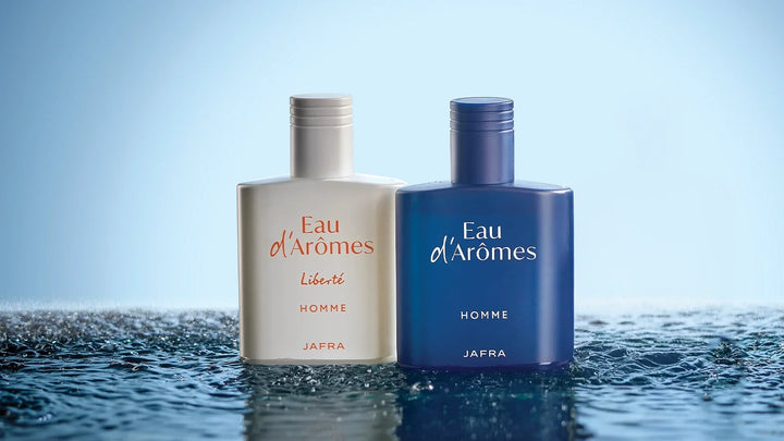Revitaliza tus sentidos con la nueva imagen de EAU D’ARÔMES HOMME y HOMME LIBERTÉ de JAFRA