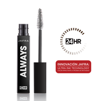 Jafra Always 24HR Máscara para pestañas a prueba de agua Black 8 g