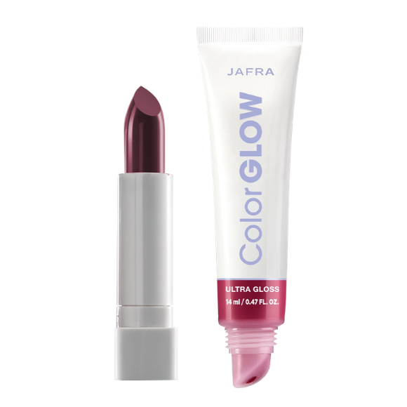 SET JAFRA COLOR GLOW BERRY BRIGHT + MAGENTA FLASH