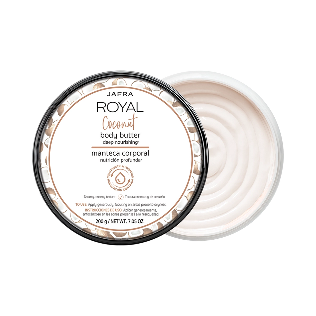 JAFRA Royal Coconut Manteca Corporal Nutrición Profunda 200 g
