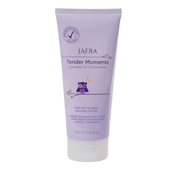 Tender Moments Crema de Masaje Confortante para Bebé con Lavanda y Manzanilla 200 ml