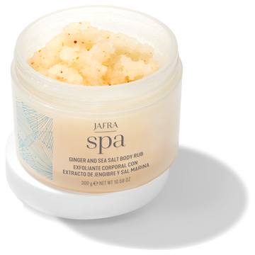 JAFRA SPA Exfoliante Corporal con Extracto de Jengibre y Sal Marina 300 g