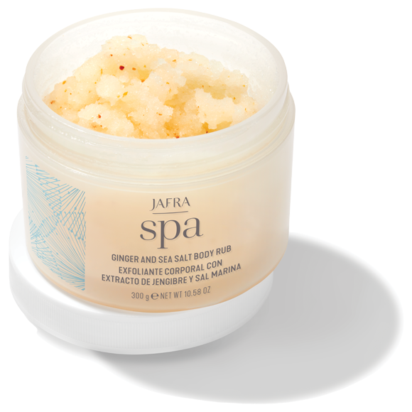 JAFRA SPA Exfoliante Corporal con Extracto de Jengibre y Sal Marina 300 g