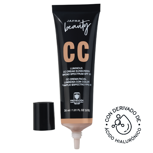 CC Crema Facial Luminosa con Color **Amplio Espectro FPS 30 Light 30 ml