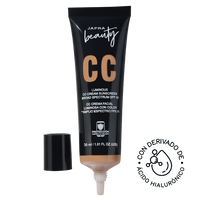 CC Crema Facial Luminosa con Color **Amplio Espectro FPS 30 Medium 30 ml