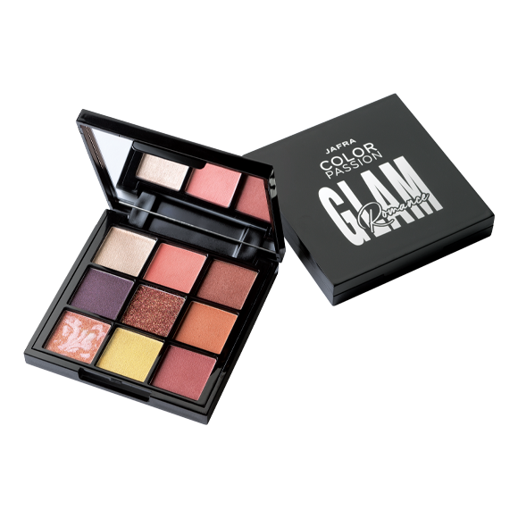 Jafra Color Passion Paleta de Sombras Para Párpados Glam Romance 5,4 g