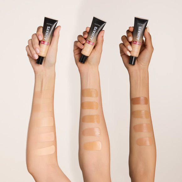 JAFRA Always 24HR Maquillaje de Larga Duración Alta Cobertura *Amplio Espectro FPS 15 / Tono 110 / 30 g