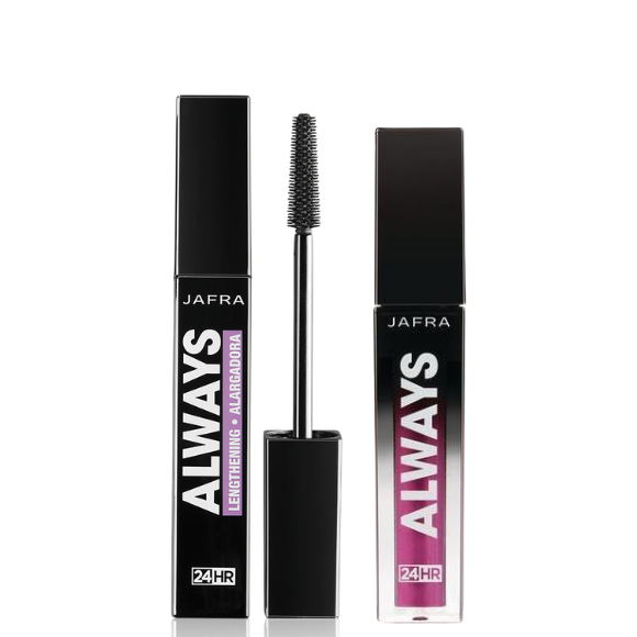 SET JAFRA ALWAYS 24HR MÁRCARA + LABIAL