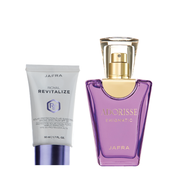 SET ADORISSE ENIGMATIC + REVITALIZE PROTECTOR SOLAR
